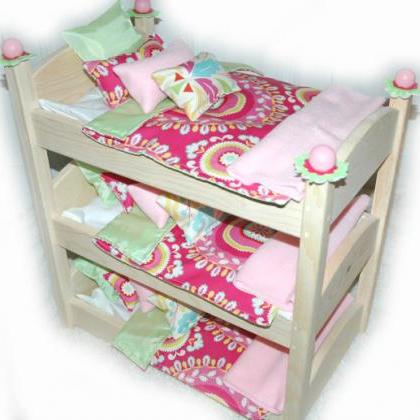 Triple Doll Bed - Kumani Garden Triple Bunk - Fits..