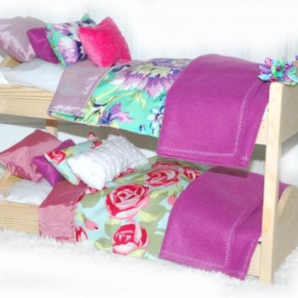 Double Doll Bunk Bed - Lilac Garden American Girl..