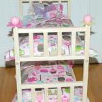 Doll Bunk Bed - Sweetie Bunk Bed With Sweetcakes..
